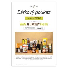 Dárkový poukaz 2000 Kč