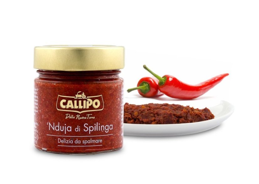 NDUJA DI SPILINGA ROZTÍRATELNÁ KLOBÁSKA Z VEPŘOVÉHO MASA A PAPRIČEK