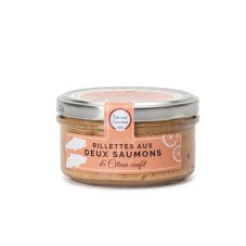Ducs de Gascogne Rillety ze dvou druhů lososů s citronem Ducs de Gascogne Rillety ze dvou druhů lososů s citronem